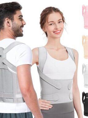 New Back Brace Posture Corrector for Men & Women: Shoulder Straightener Adjustab